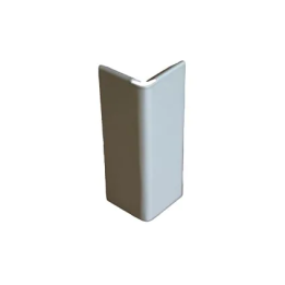 Jonction angle sortant profilé 100 mm Gris alu | Jouplast