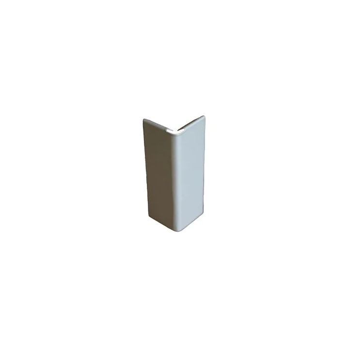 Jonction angle sortant profilé 100 mm Gris alu | Jouplast
