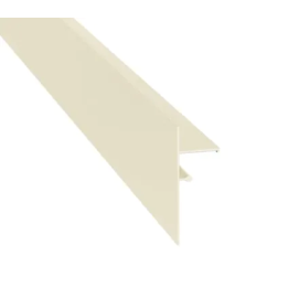 Profilé finition clipsable 100 mm 2,40 m Blanc Perlé | Jouplast