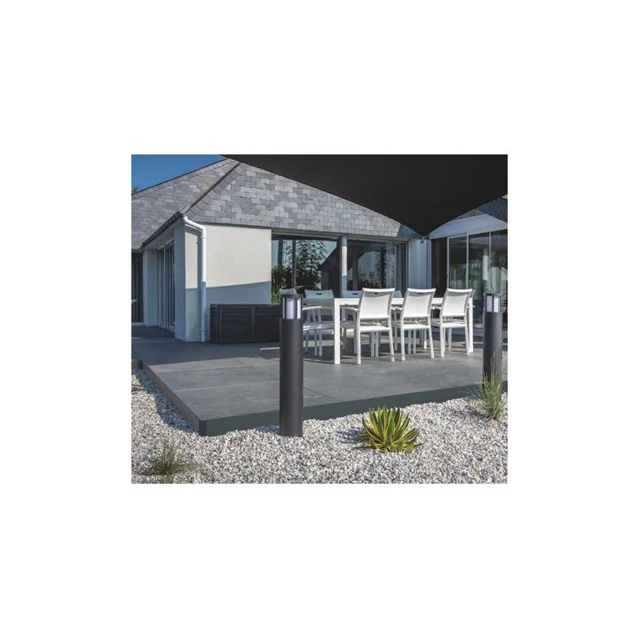 Profilé finition clipsable 100 mm 2,40 m Anthracite | Jouplast