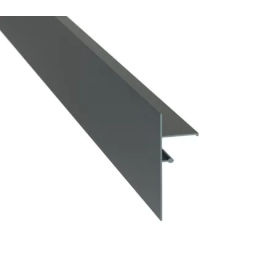 Profilé finition clipsable 100 mm 2,40 m Anthracite | Jouplast