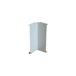 Jonction angle rentrant profilé 140 mm Gris alu | Jouplast