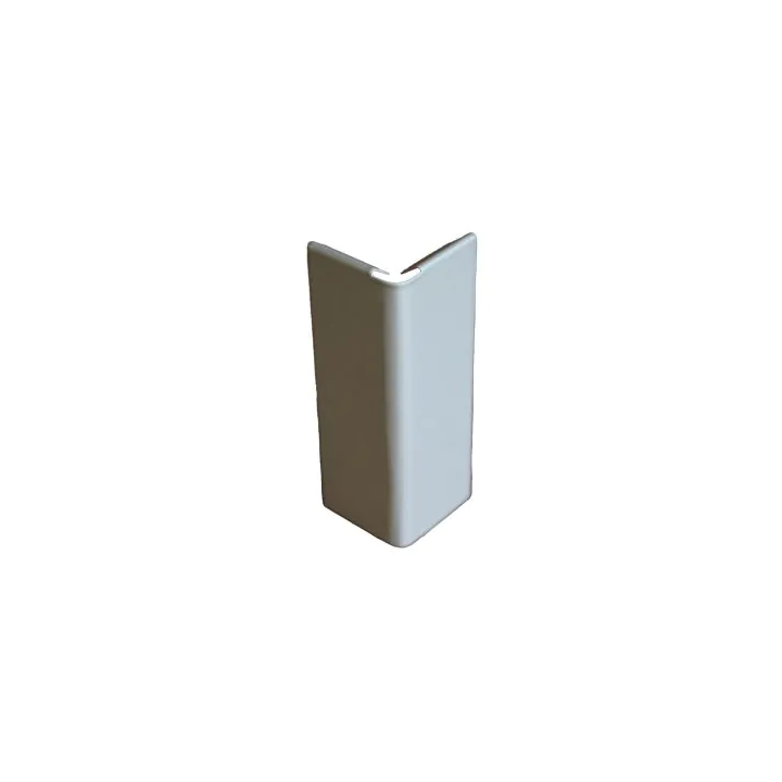 Jonction angle sortant profilé 140 mm Gris alu | Jouplast
