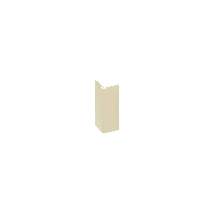 Jonction angle sortant profilé 140 mm Blanc Perlé | Jouplast