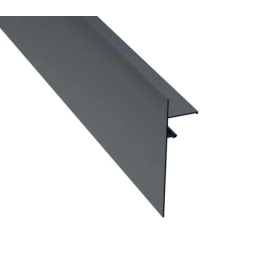 Profilé finition clipsable 140 mm 2,40 m Anthracite | Jouplast