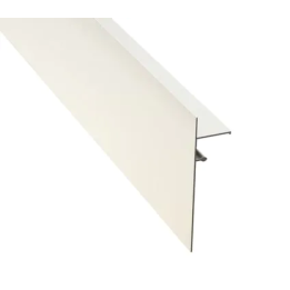Profilé finition clipsable 140 mm 2,40 m Blanc Perlé | Jouplast