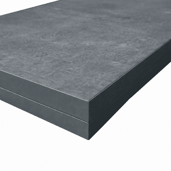 Profilé finition 240x10 cm retombée 8 cm Anthracite | YEED