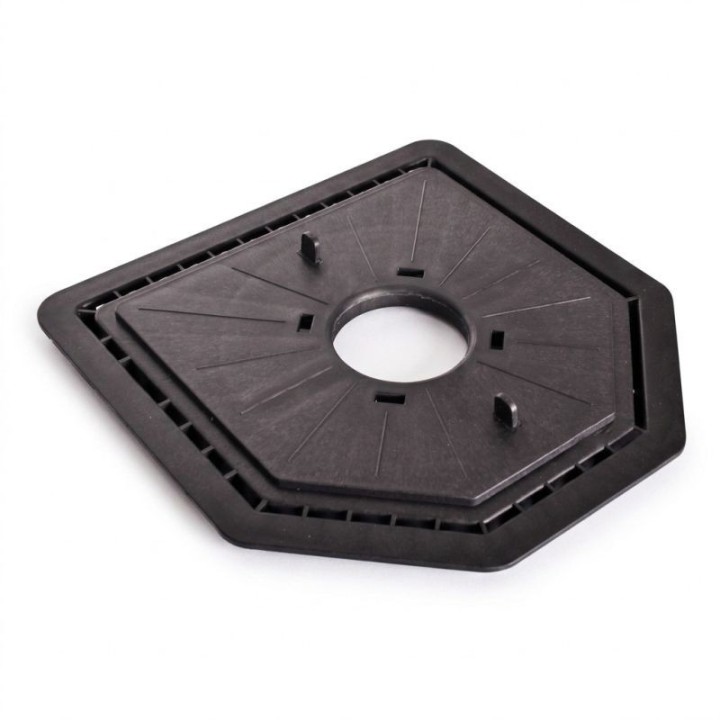 Plaque à dalle plot terrasse 218x218 mm CLEMAN | Jouplast
