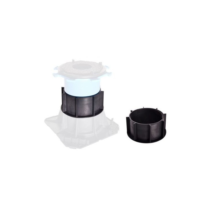 Réhausse 60 mm plot terrasse dalle Ø105 mm CLEMAN | Jouplast
