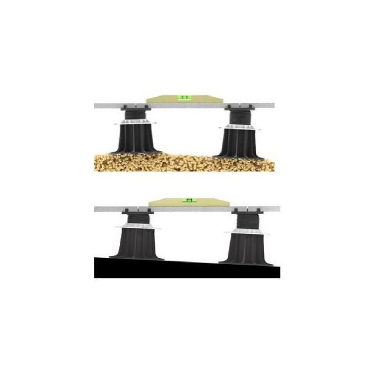 Plot autonivelant 155/245 mm terrasse dalle ESSENTIEL | Jouplast
