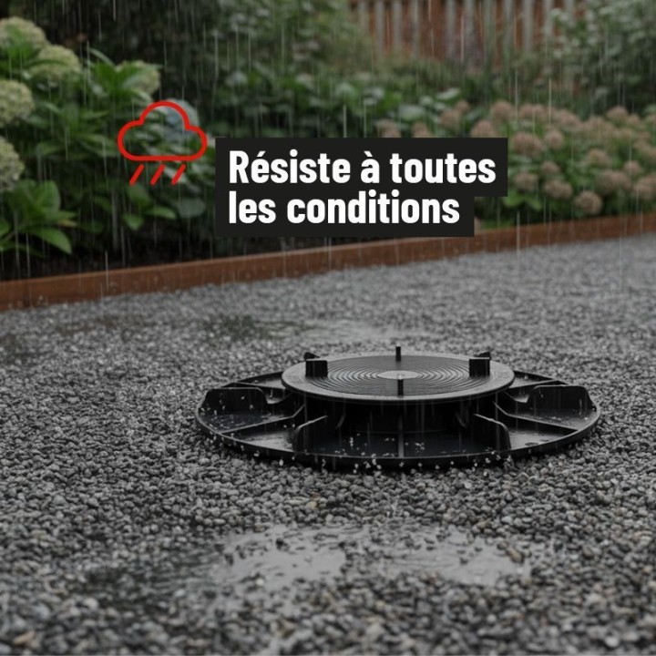 Plot réglable 20/30 mm terrasse dalle ESSENTIEL | Jouplast