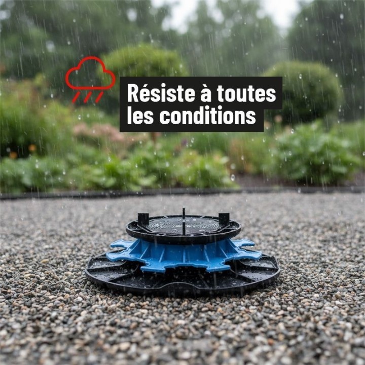 Plot réglable 40/60 mm terrasse dalle ESSENTIEL | Jouplast