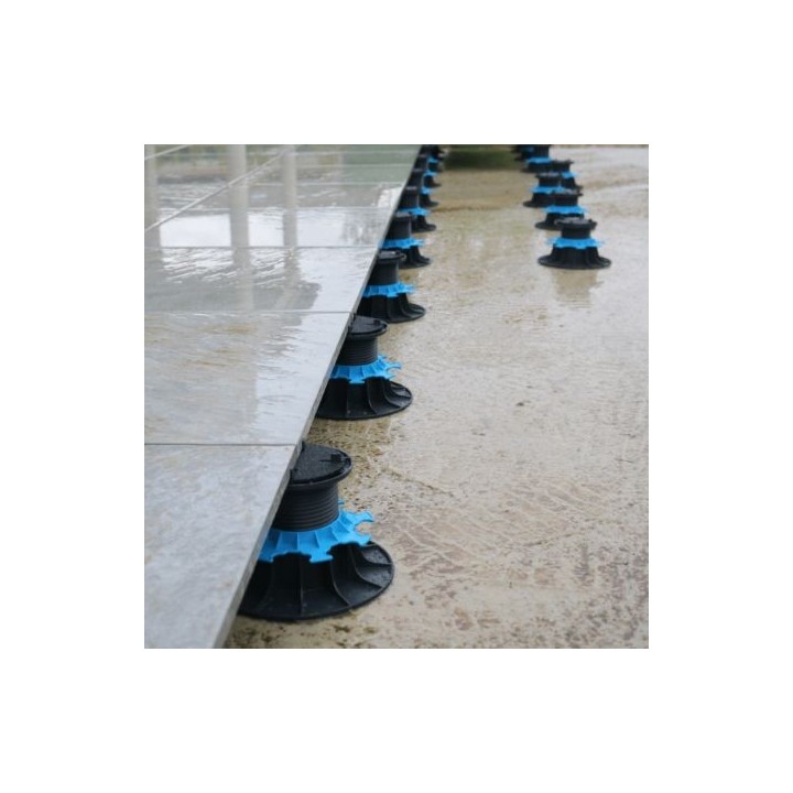 Plot terrasse dalle réglable 80/140 mm - Gamme ESSENTIEL