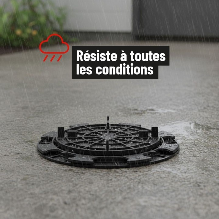Plot réglable 8/20 mm terrasse dalle ESSENTIEL | Jouplast