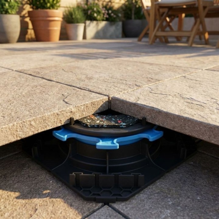 Plot réglable H40/55 mm terrasse dalle CLEMAN | Jouplast