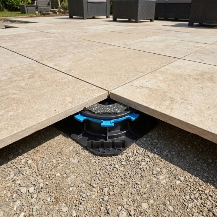 Plot réglable H40/55 mm terrasse dalle CLEMAN | Jouplast