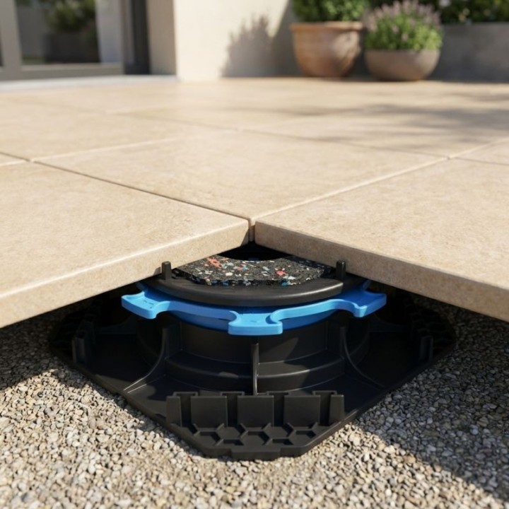 Plot réglable H40/55 mm terrasse dalle CLEMAN | Jouplast