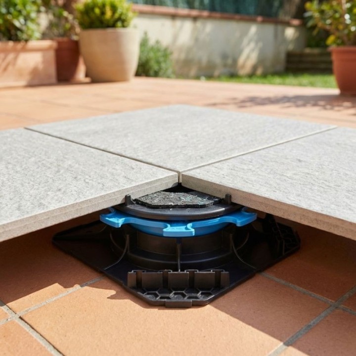 Plot réglable H40/55 mm terrasse dalle CLEMAN | Jouplast