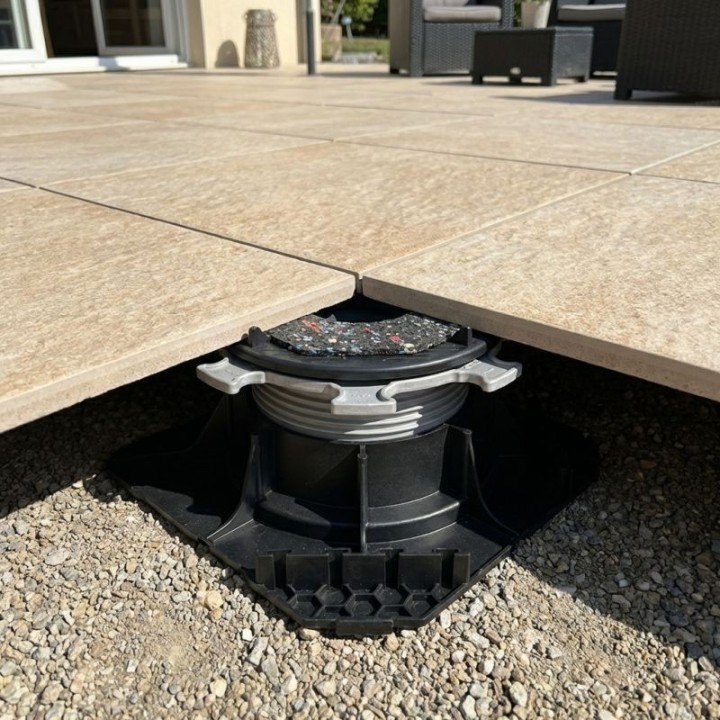Plot autonivelant H55/80 mm terrasse dalle CLEMAN | Jouplast