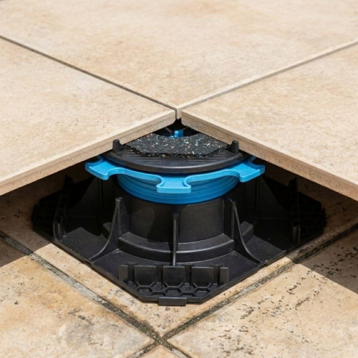 Plot réglable H55/80 mm terrasse dalle CLEMAN | Jouplast