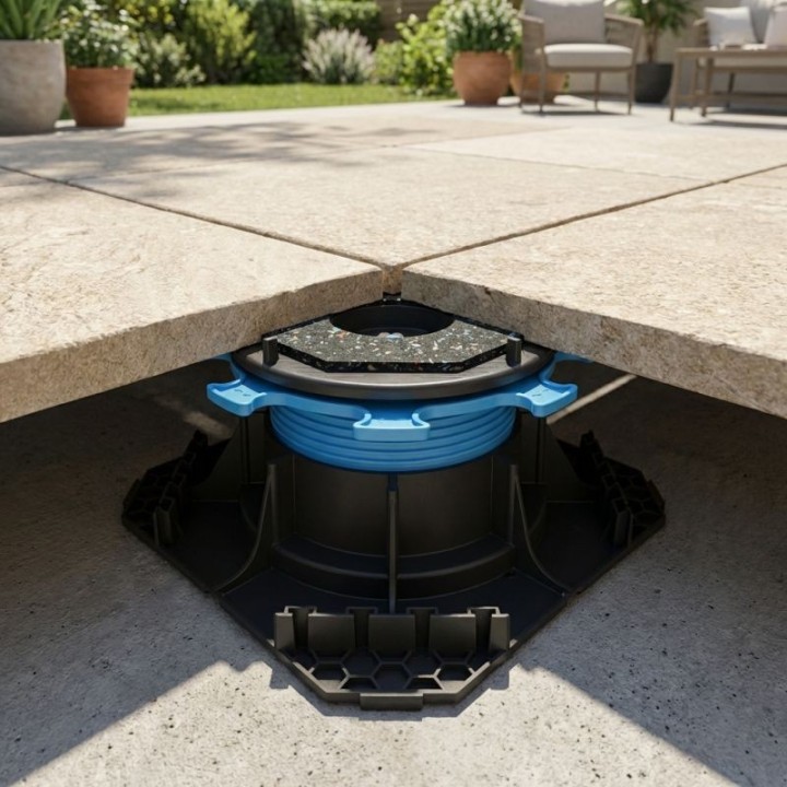 Plot réglable H55/80 mm terrasse dalle CLEMAN | Jouplast