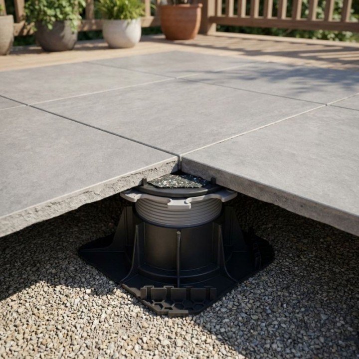 Plot autonivelant H80/130 mm terrasse dalle CLEMAN | Jouplast