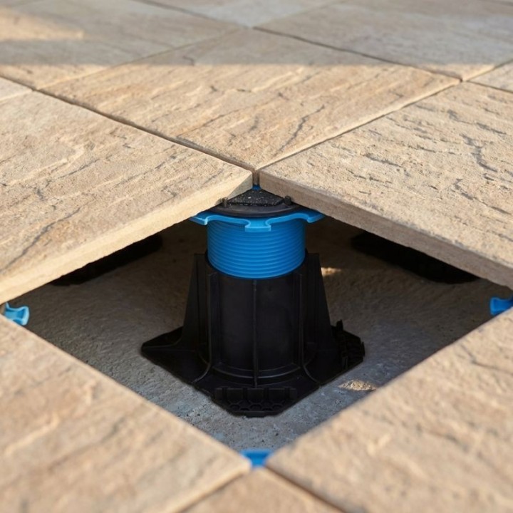 Plot réglable H130/230 mm terrasse dalle CLEMAN | Jouplast