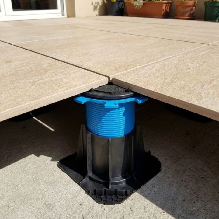 Plot réglable H130/230 mm terrasse dalle CLEMAN | Jouplast