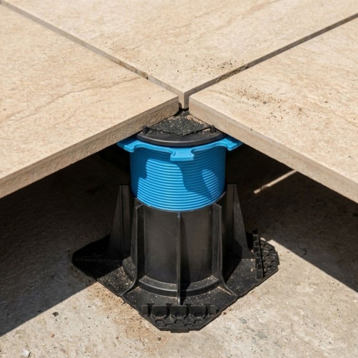 Plot réglable H130/230 mm terrasse dalle CLEMAN | Jouplast