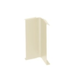 Jonction angle rentrant profilé 70 mm Blanc Perle | Jouplast