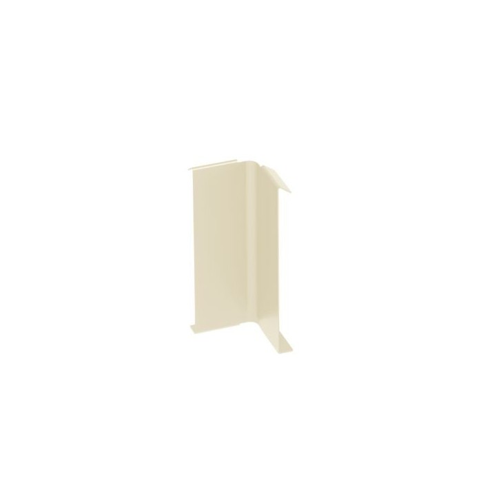 Jonction angle rentrant profilé 70 mm Blanc Perle | Jouplast