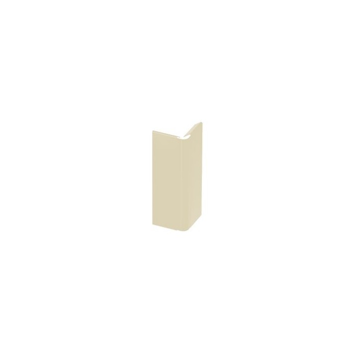 Jonction angle sortant profilé 70 mm Blanc Perle | Jouplast