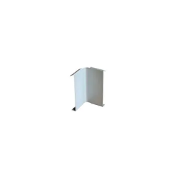 Jonction angle rentrant profilé 70 mm Gris alu | Jouplast
