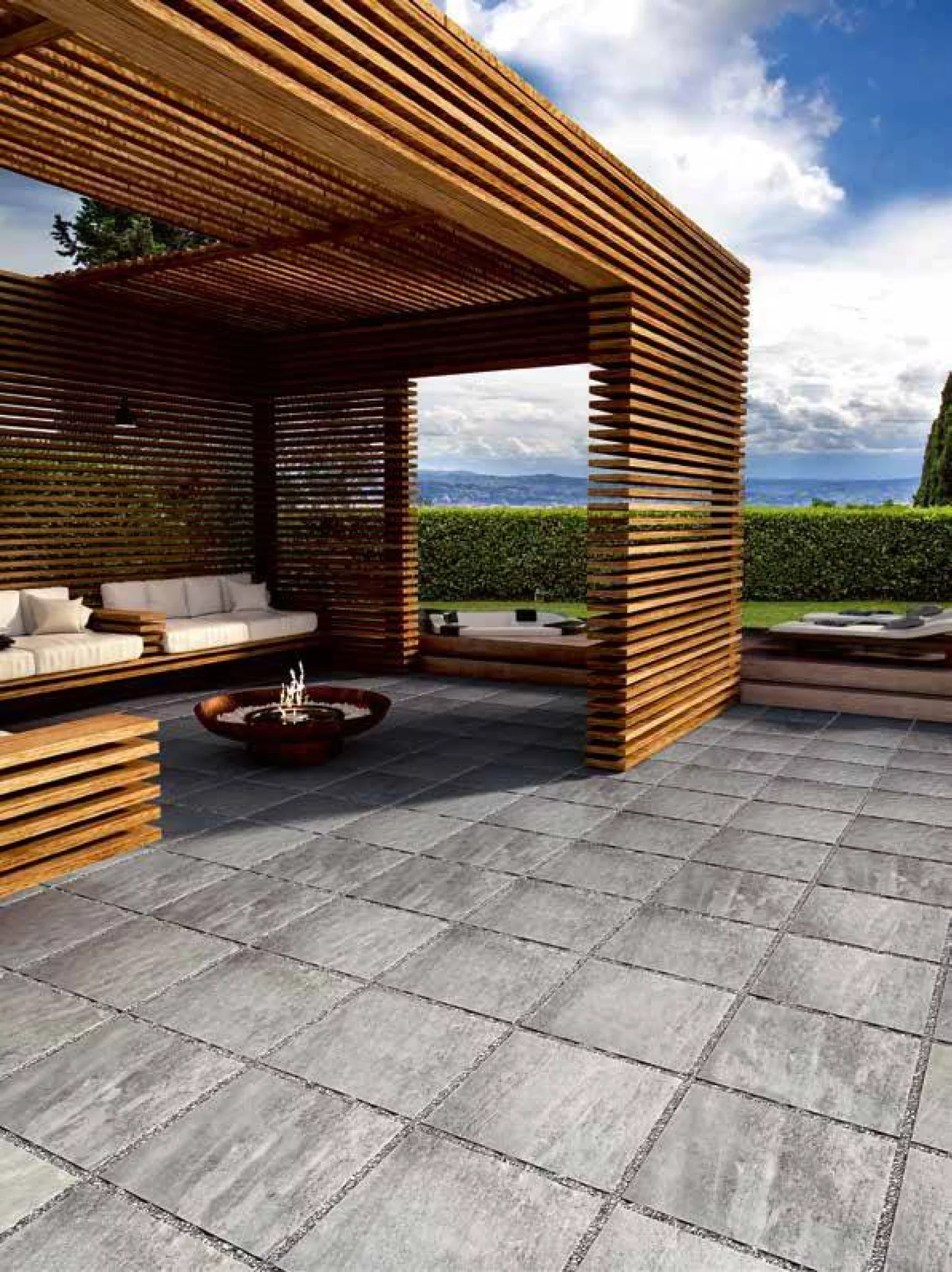 Dalles extérieures 60 x 60 gris